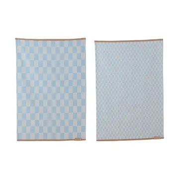 Mini-Max kitchen towel 2-pack - Blue (blue), 50x70 cm - Mette Ditmer
