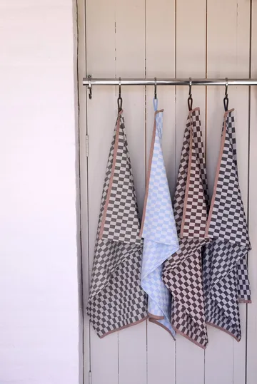 Mini-Max kitchen towel 2-pack - Brown (brown), 50x70 cm - Mette Ditmer