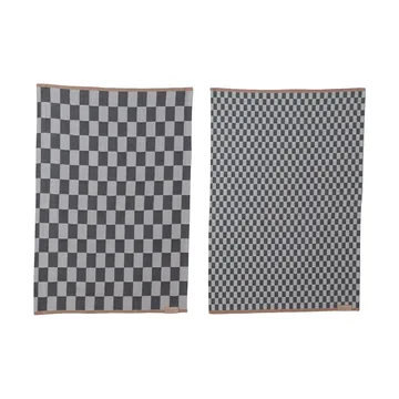 Mini-Max kitchen towel 2-pack - Grey (grå), 50x70 cm - Mette Ditmer