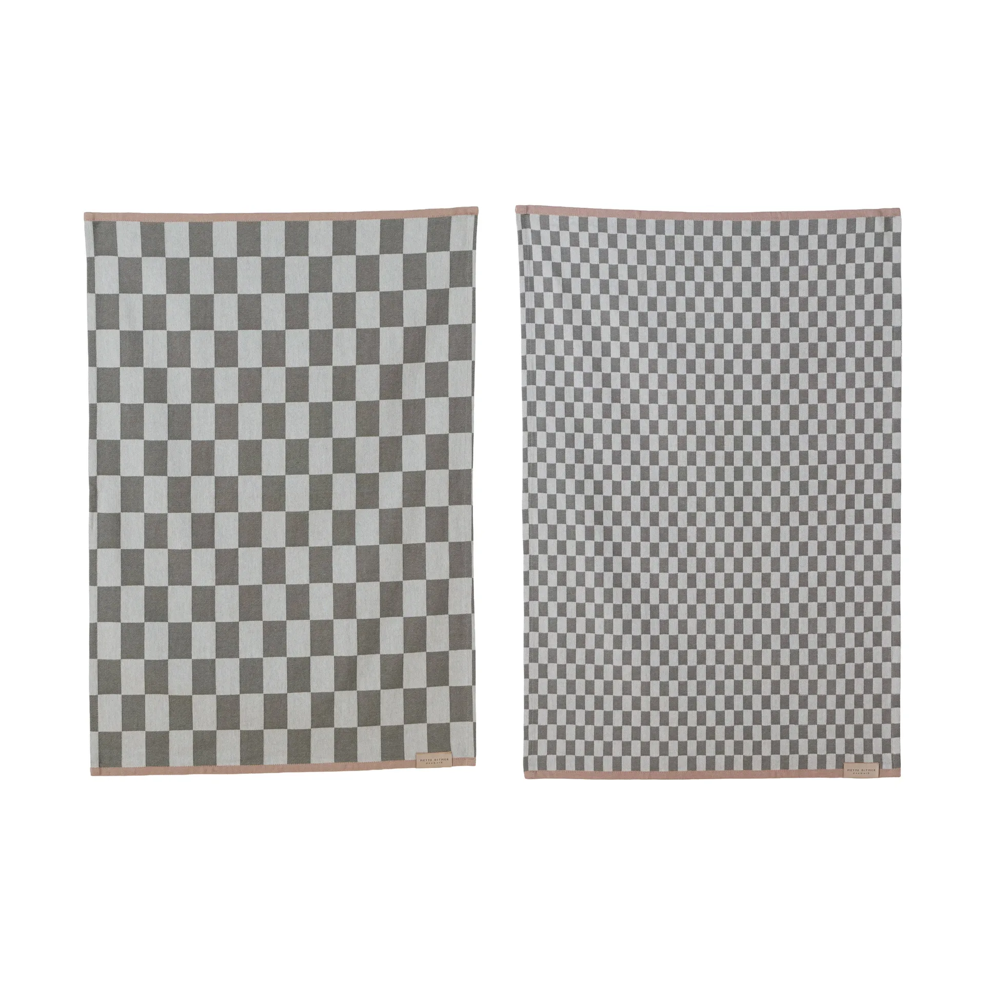 Mini-Max kitchen towel 2-pack, Grey (grå), 50x70 cm Mette Ditmer