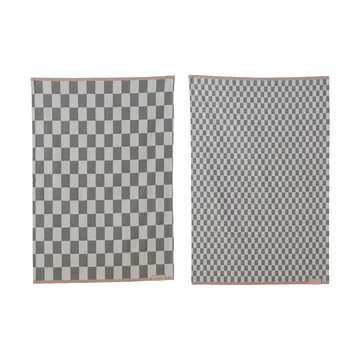 Mini-Max kitchen towel 2-pack - Grey (grå), 50x70 cm - Mette Ditmer