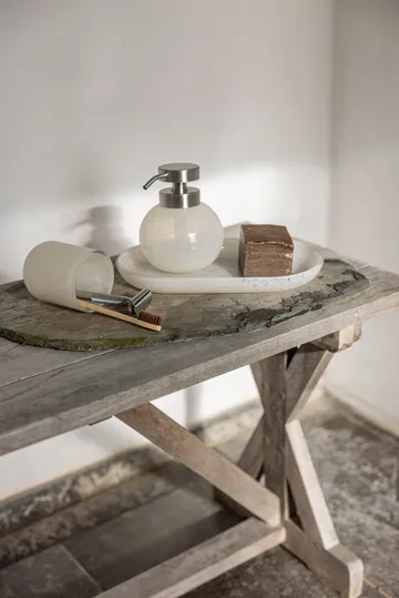 Opal soap dispenser - Linen - Mette Ditmer