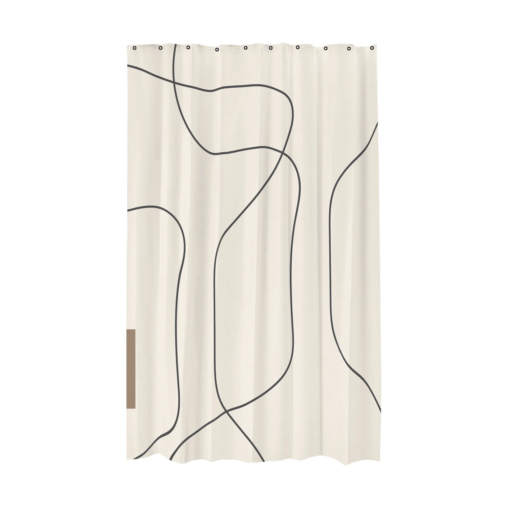 Shadow shower curtain, White, 150x200 cm Mette Ditmer