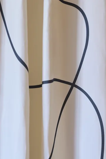 Shadow shower curtain - White, 150x200 cm - Mette Ditmer