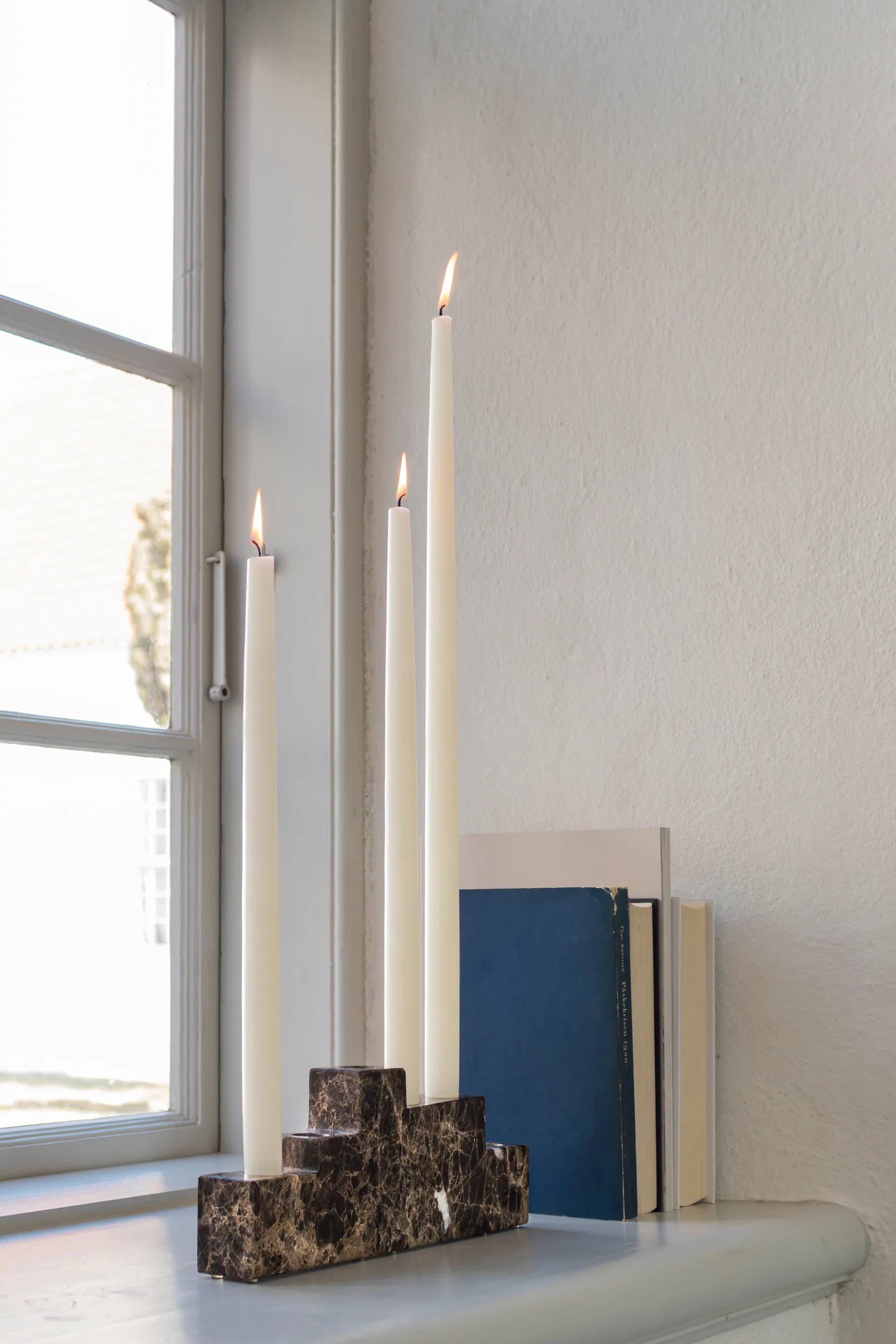 Step six candlestick, Brown Mette Ditmer