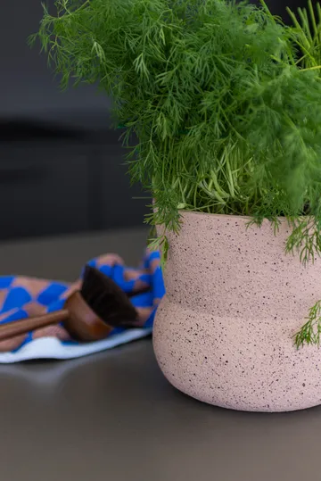 Stone flowerpot Ø17 cm - Blush - Mette Ditmer