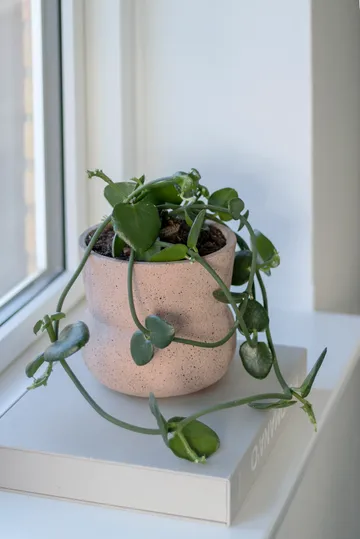Stone flowerpot Ø17 cm - Blush - Mette Ditmer