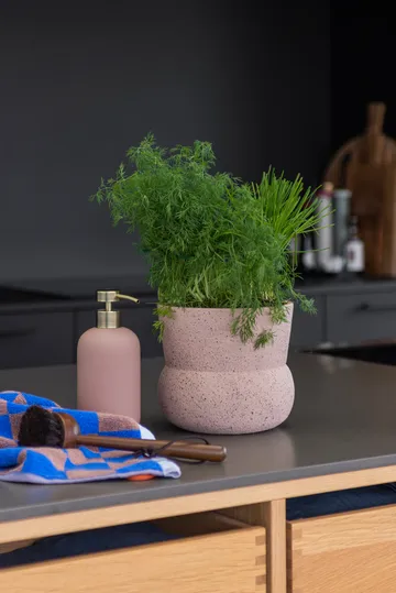 Stone flowerpot Ø17 cm - Blush - Mette Ditmer