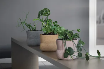 Stone flowerpot Ø17 cm - Blush - Mette Ditmer