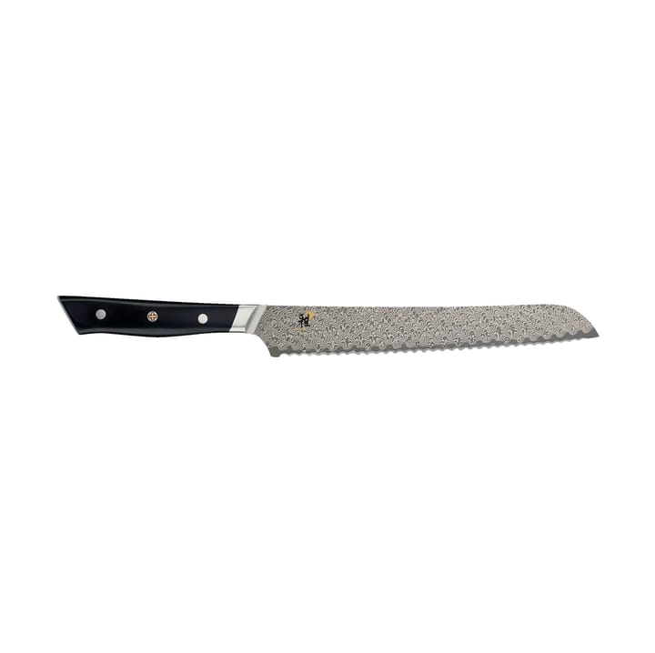 Hibana 800DP bread knife 24 cm - Damascus black - Miyabi