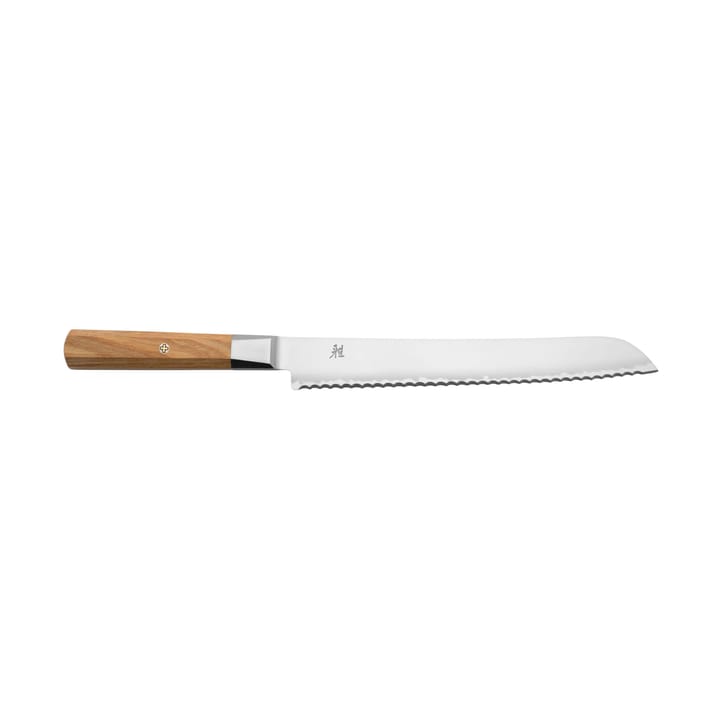Koya 4000FC bread knife 23 cm - Damascus-brown pakkawood - Miyabi