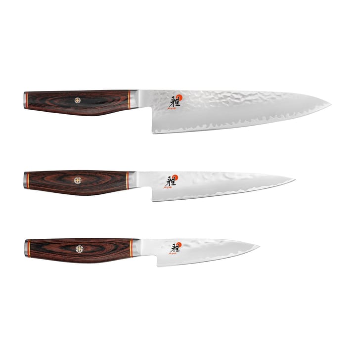 Miyabi Artisan 6000MCT knife set 3 pieces, Wood Miyabi