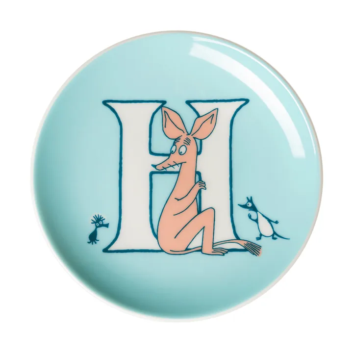 ABC Moomin mini plate - H, 10.5 cm - Moomin Arabia