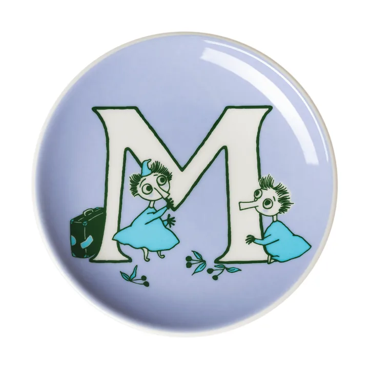 ABC Moomin mini plate - M, 10.5 cm - Moomin Arabia