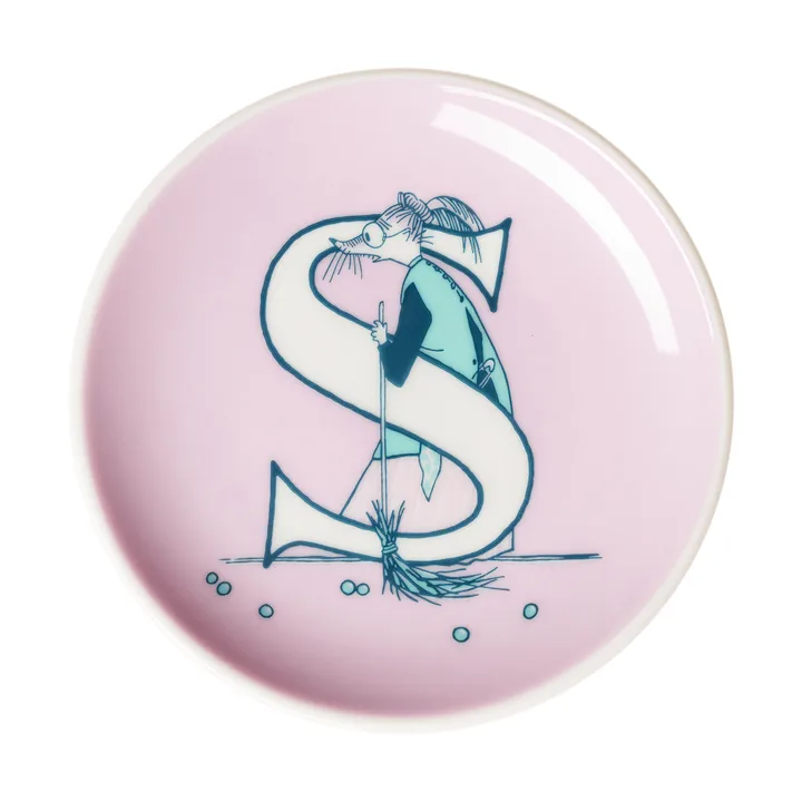 ABC Moomin mini plate - S, 10.5 cm - Moomin Arabia
