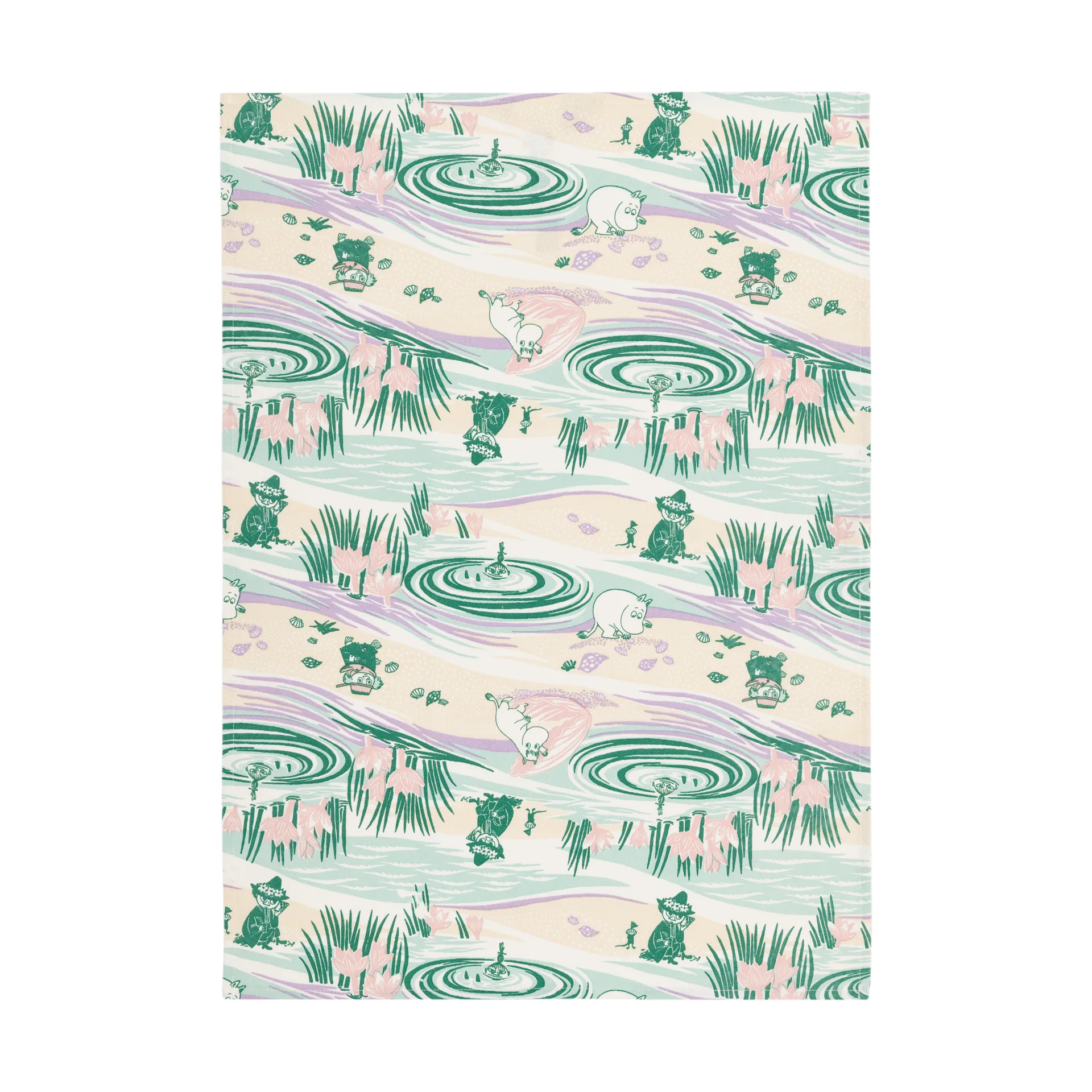 Beach day Moomin kitchen towel, 50x70 cm Moomin Arabia