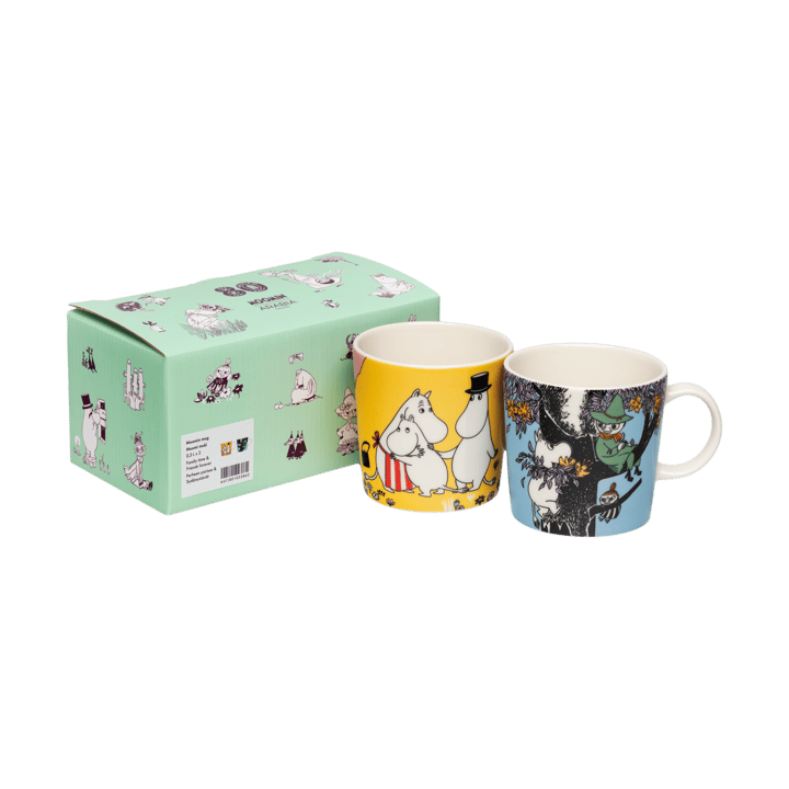 Family Cozy & Friends Forever Moomin Mug 2 pieces - 30 cl - Moomin Arabia