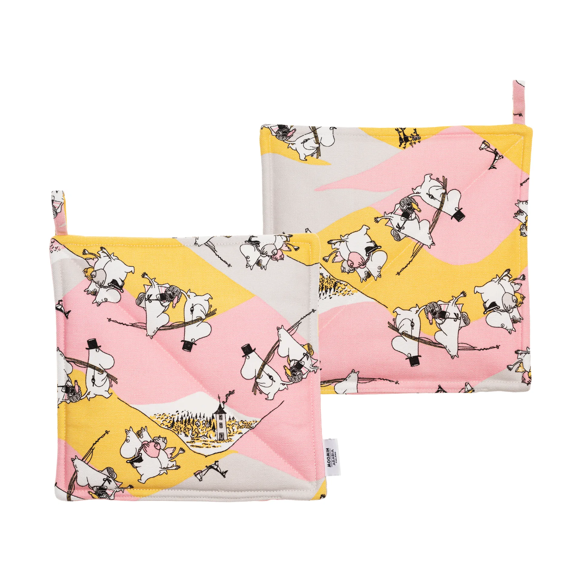 Family time Moomin potholder 2-pack, 22x22 cm Moomin Arabia