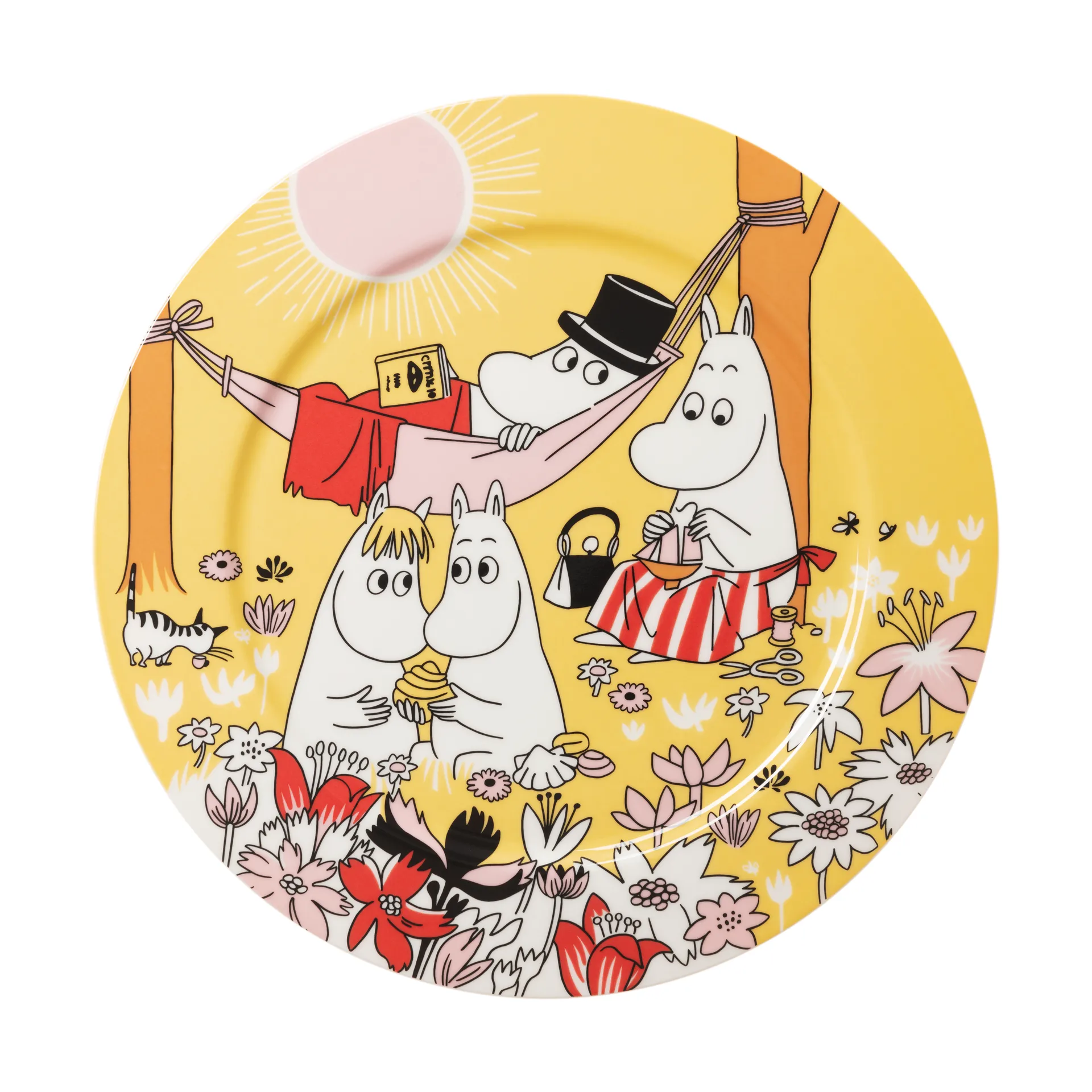 Family time Moomin serving dish, Yellow, 30 cm Moomin Arabia