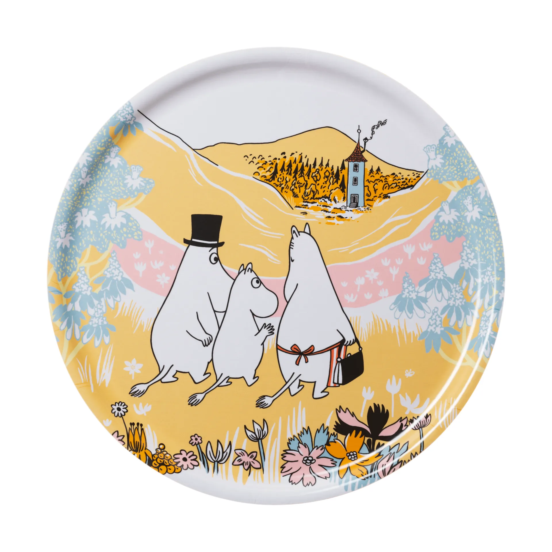 Family time Moomin tray, Ø35 cm Moomin Arabia