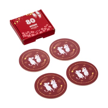 Festive Moments Moomin coaster set of 4 - Ø9 cm - Moomin Arabia