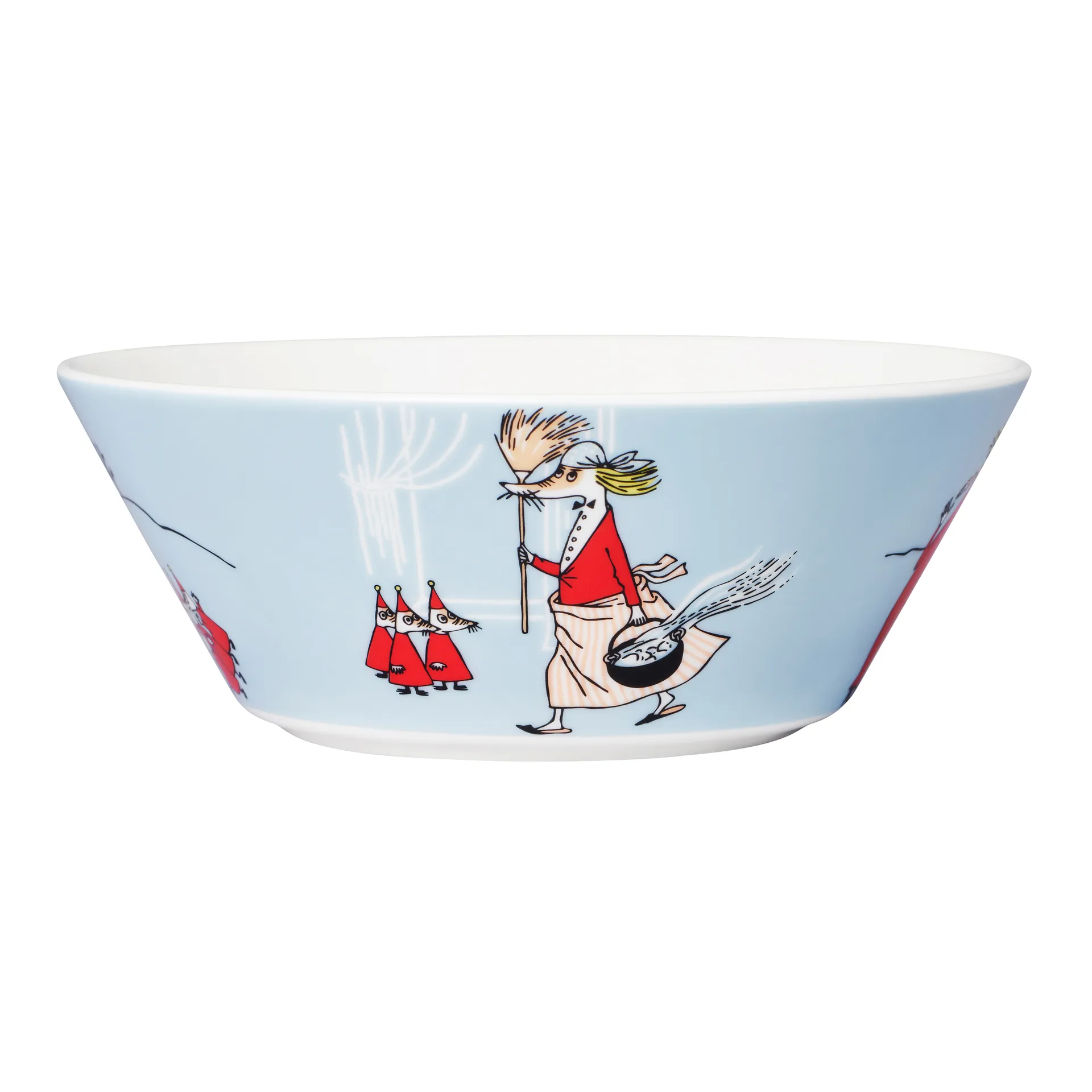 Fillyjonk Moomin bowl, grey Moomin Arabia