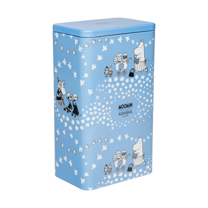 Fred Moomin coffee tin 11.2x7.8x19.2 cm - Blue - Moomin Arabia