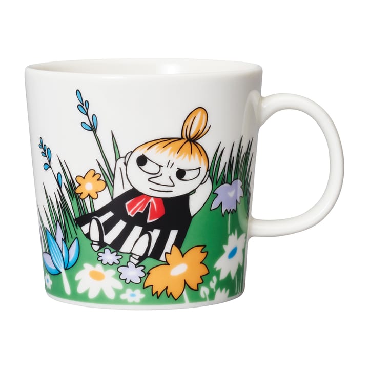 Little My and meadow Moomin mug - White-multi - Moomin Arabia