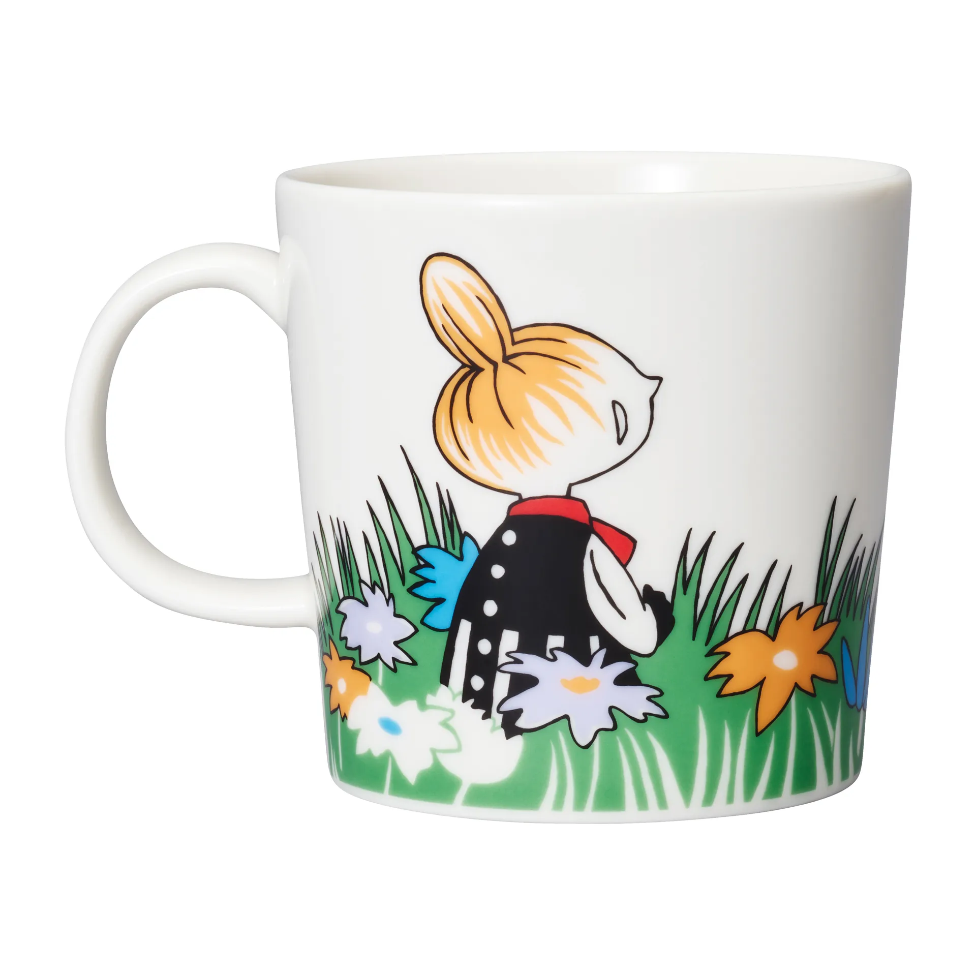 Little My and meadow Moomin mug, White-multi Moomin Arabia