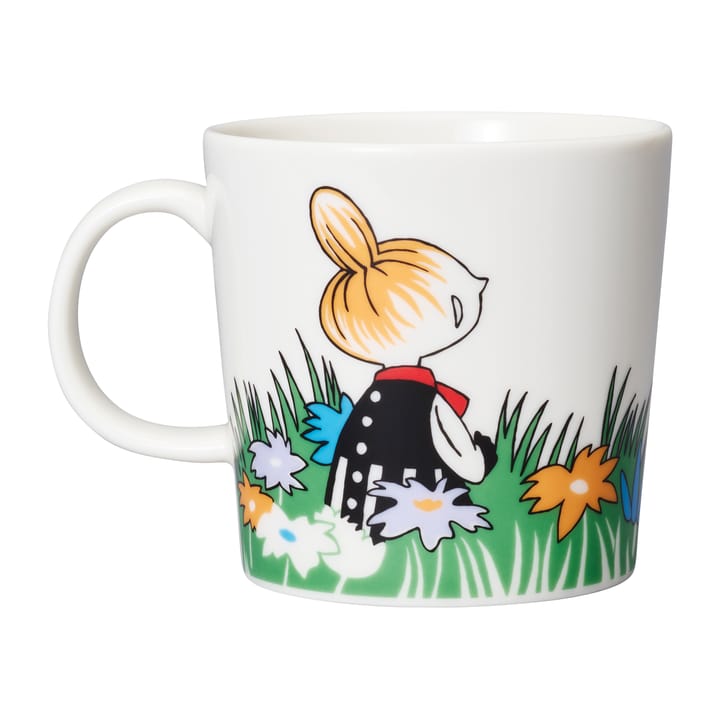 Little My and meadow Moomin mug, White-multi Moomin Arabia