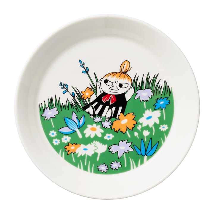 Little My and meadow Moomin plate - White-multi - Moomin Arabia