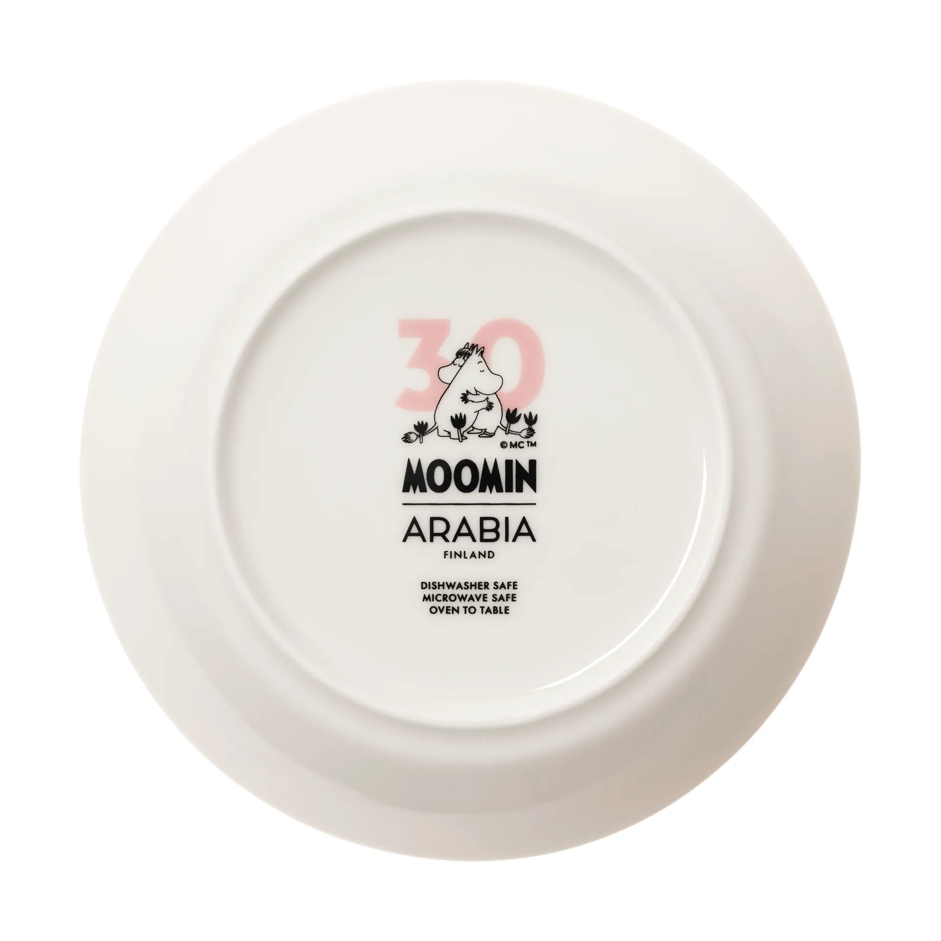 Love 30 Years Moomin Saucer Limited Edition, Ø15 cm Moomin Arabia