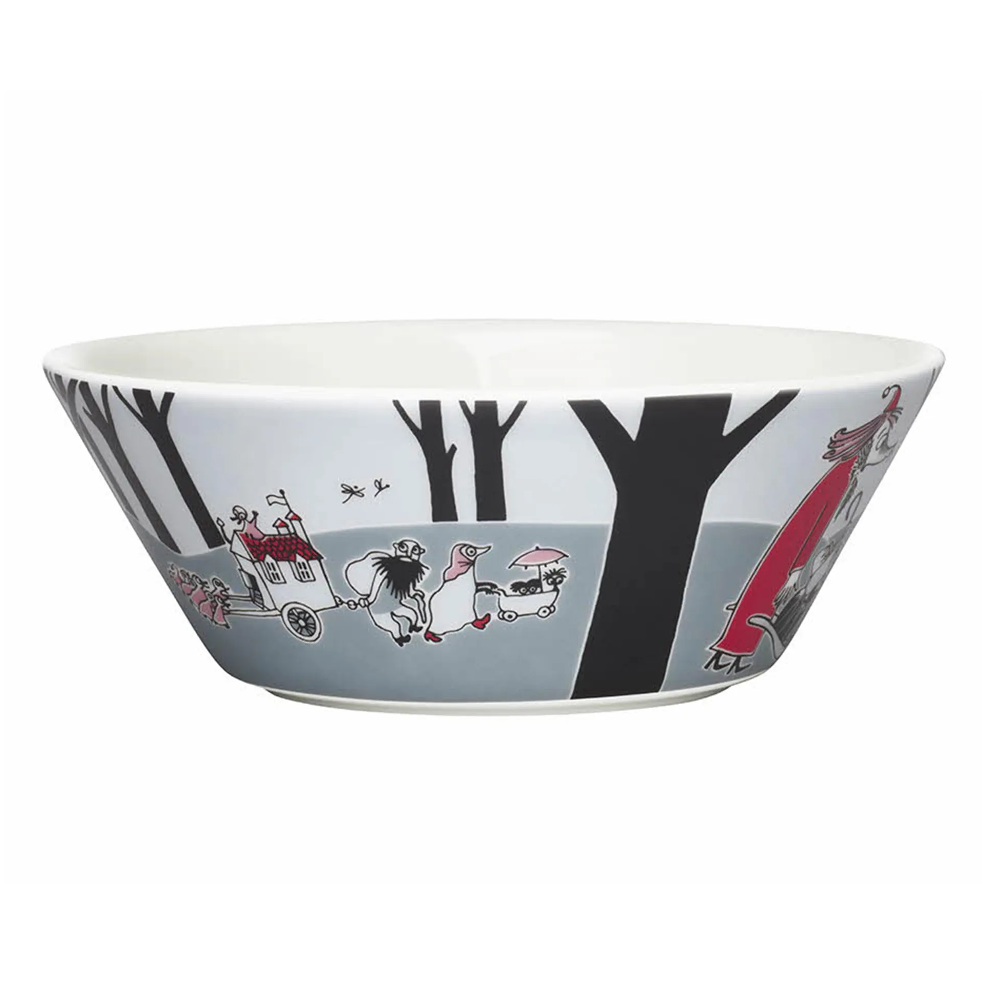 Moomin Adventure The Move bowl, grey Moomin Arabia