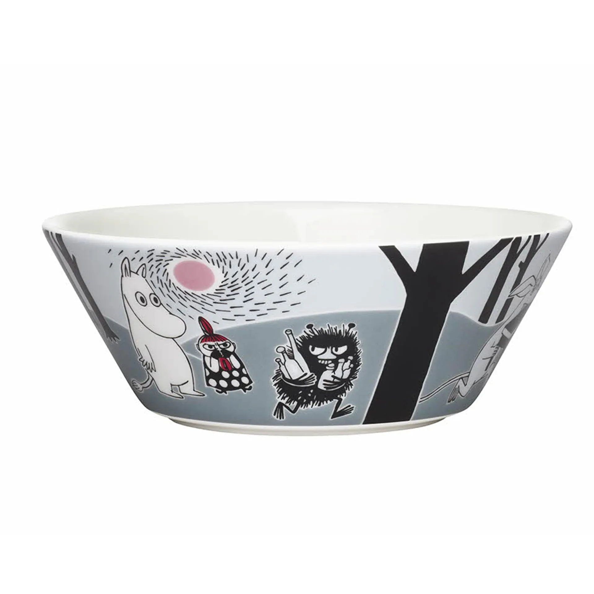 Moomin Adventure The Move bowl, grey Moomin Arabia