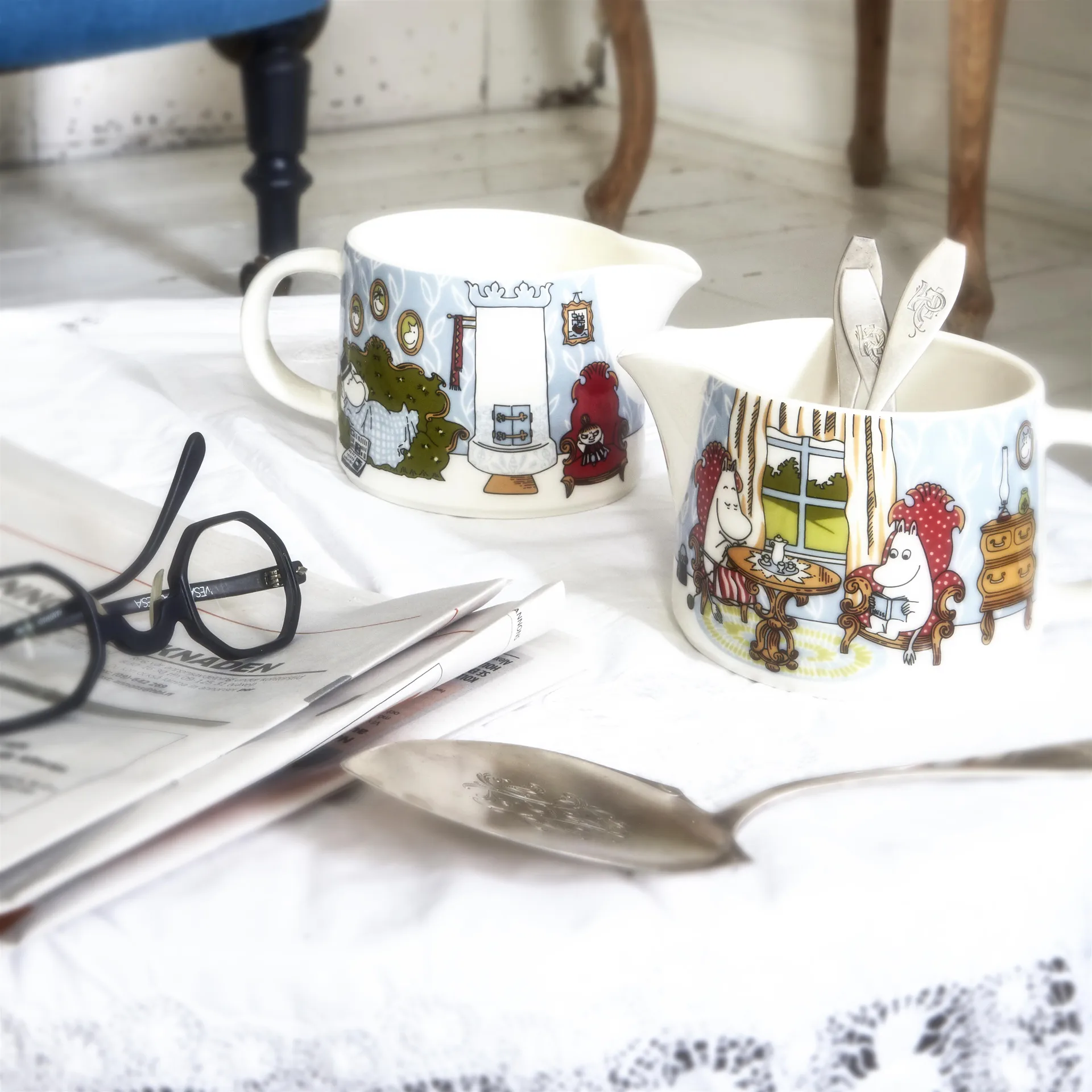 Moomin afternoon in the lounge jug, 0,35 l Moomin Arabia