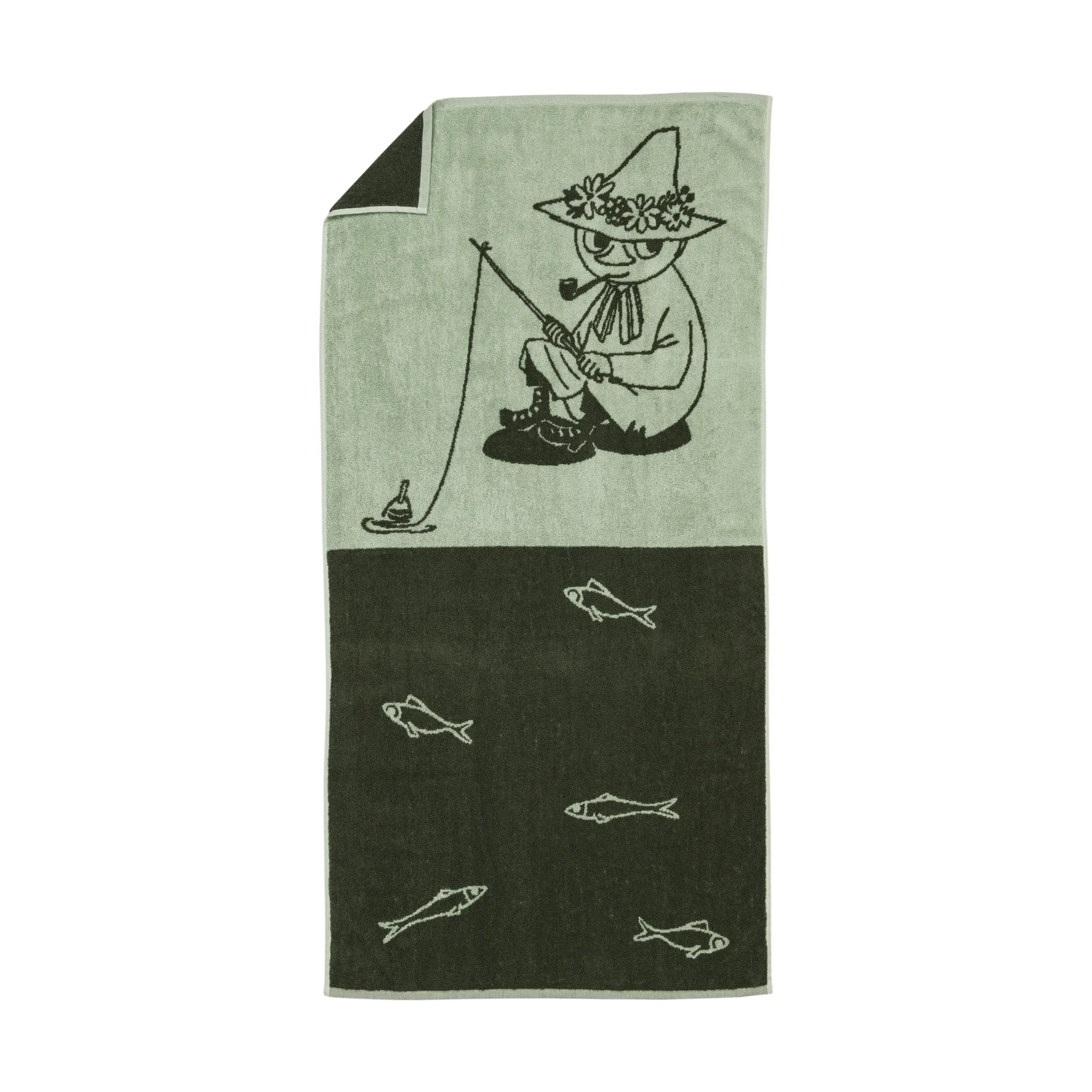 Moomin bath towel 70x140 cm, The Moomin green Moomin Arabia