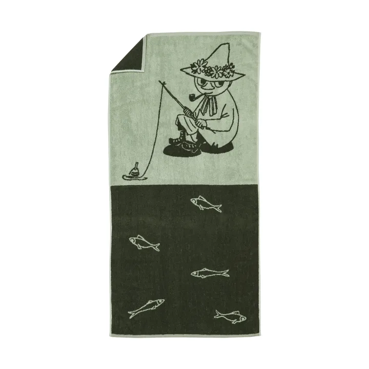 Moomin bath towel 70x140 cm - The Moomin green - Moomin Arabia