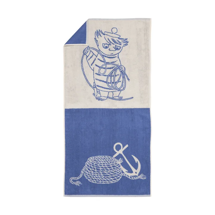 Moomin bath towel 70x140 cm - Too-ticky, blue - Moomin Arabia