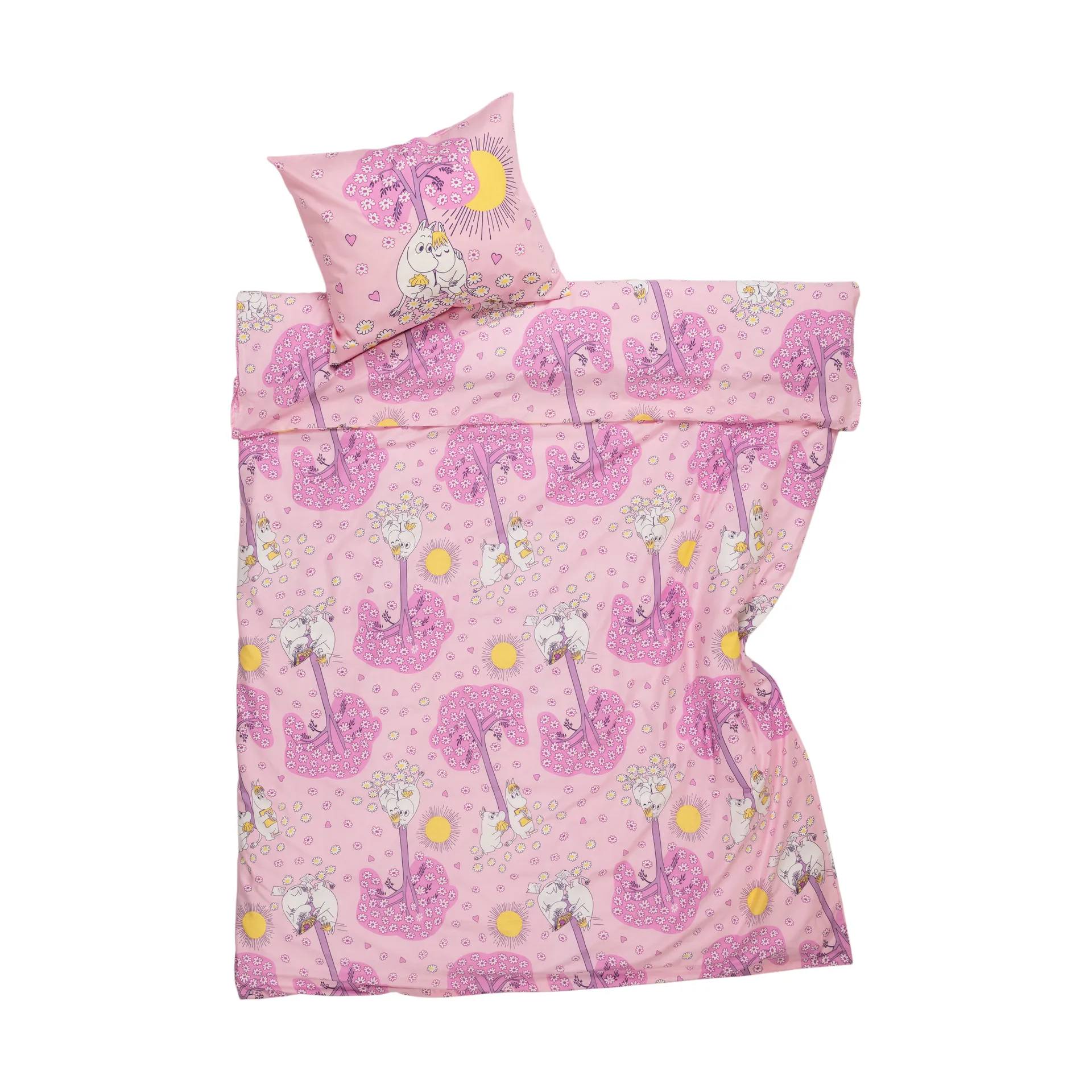 Moomin bed set 150x210 cm, In love Moomin Arabia