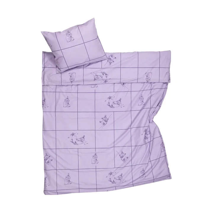 Moomin bed set 150x210 cm - Lilla My, purple - Moomin Arabia