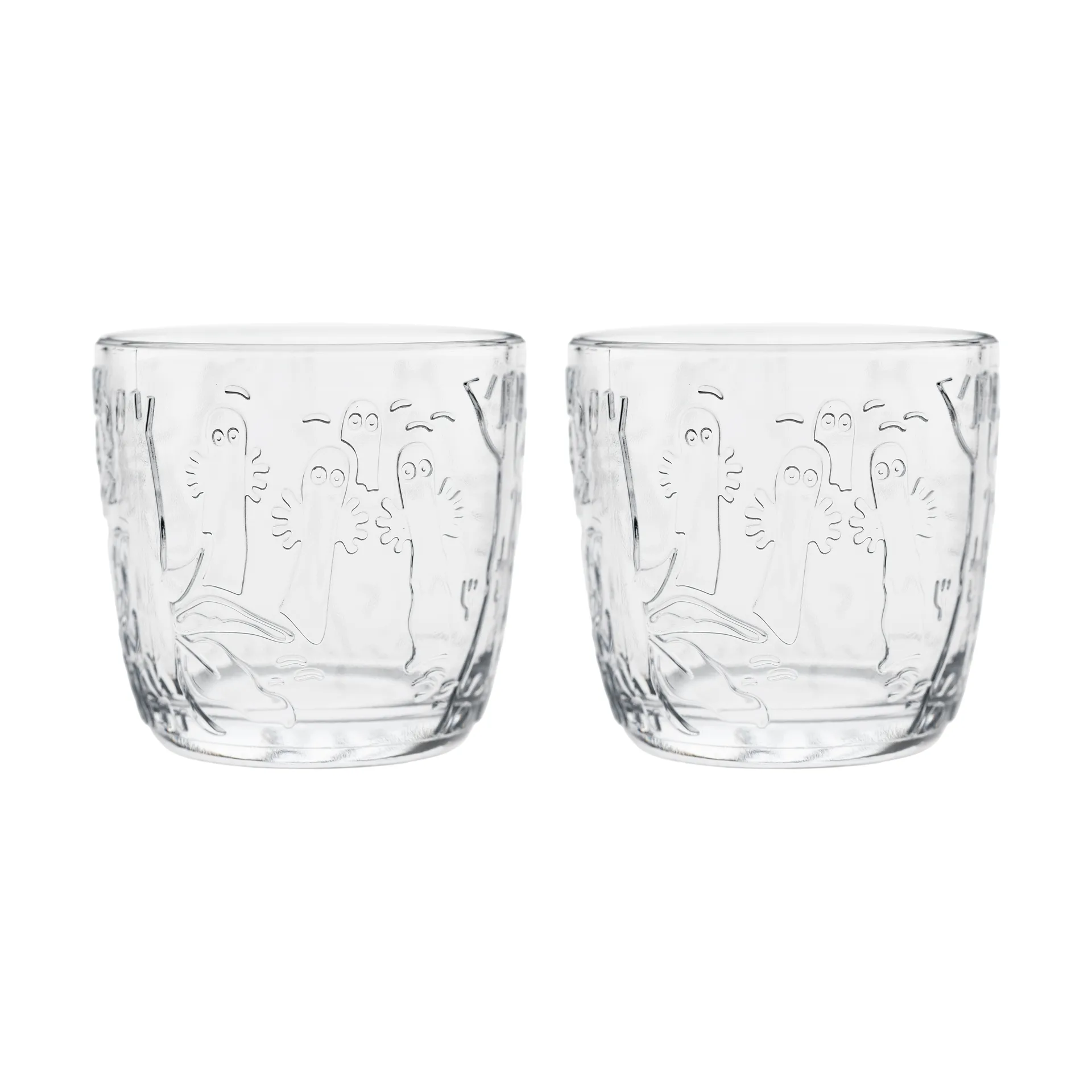 Moomin drinking glass 28 cl 2-pack, Clear Moomin Arabia
