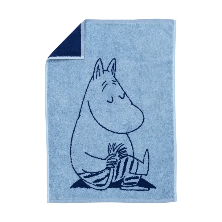 Moomin hand towel 50x70 cm - Moomintroll navy blue - Moomin Arabia