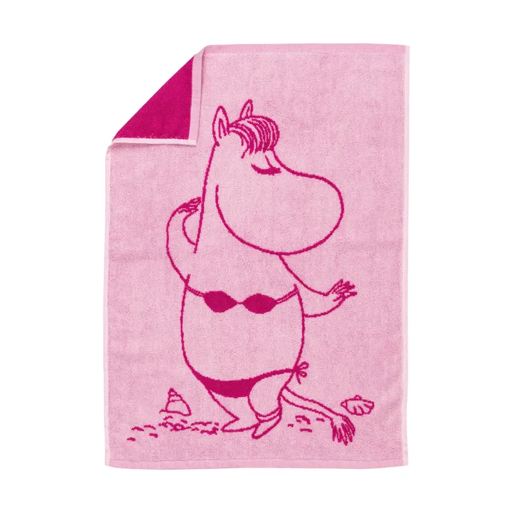 Moomin hand towel 50x70 cm - Snorkmaiden pink - Moomin Arabia