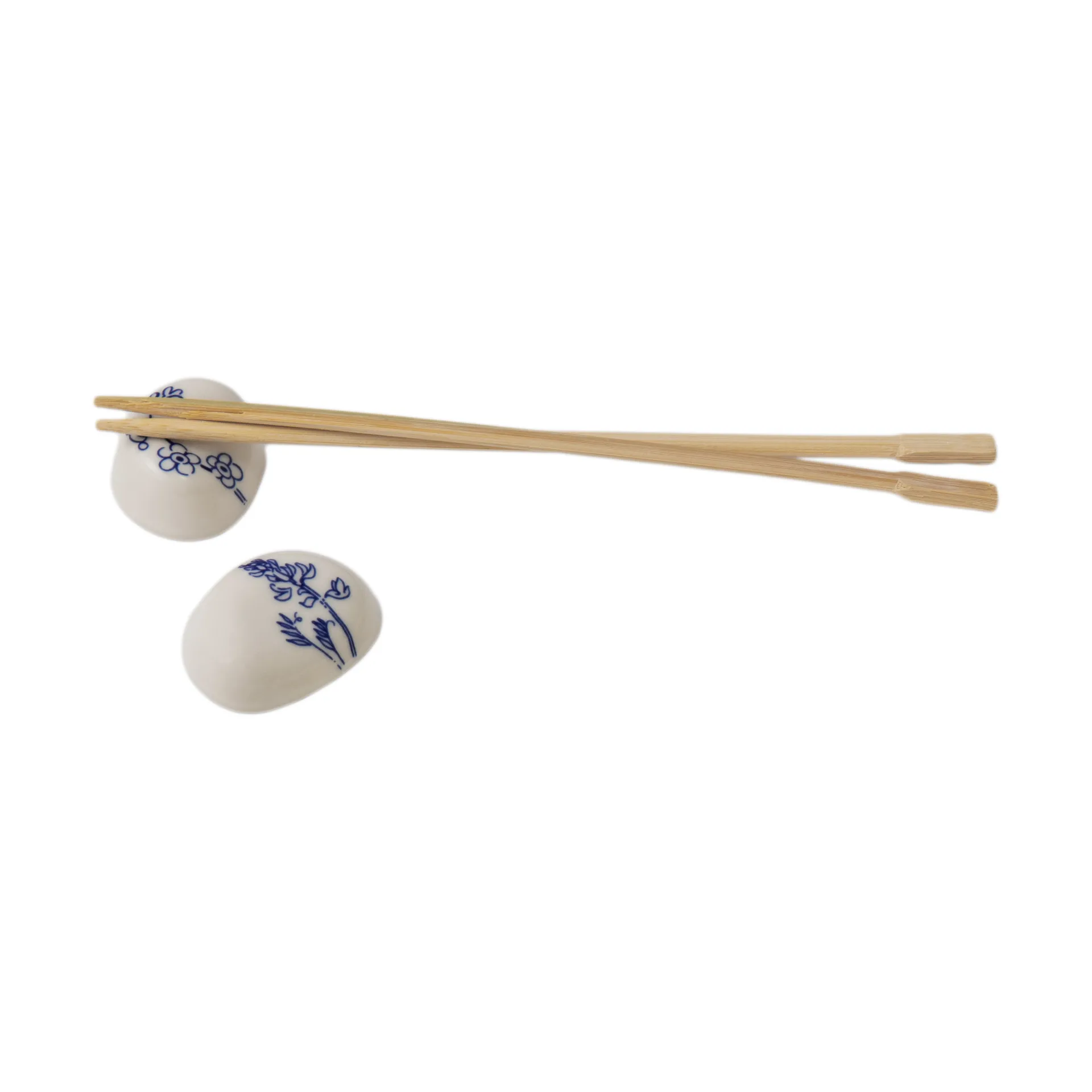 Moomin Haru chopstick rests 2-pack, Blue-white Moomin Arabia
