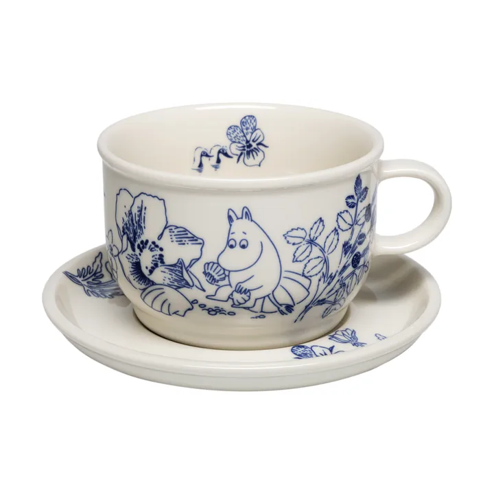 Moomin Haru cup with saucer - 2 pieces - Moomin Arabia