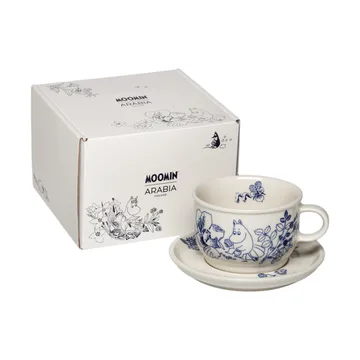 Moomin Haru cup with saucer - 2 pieces - Moomin Arabia