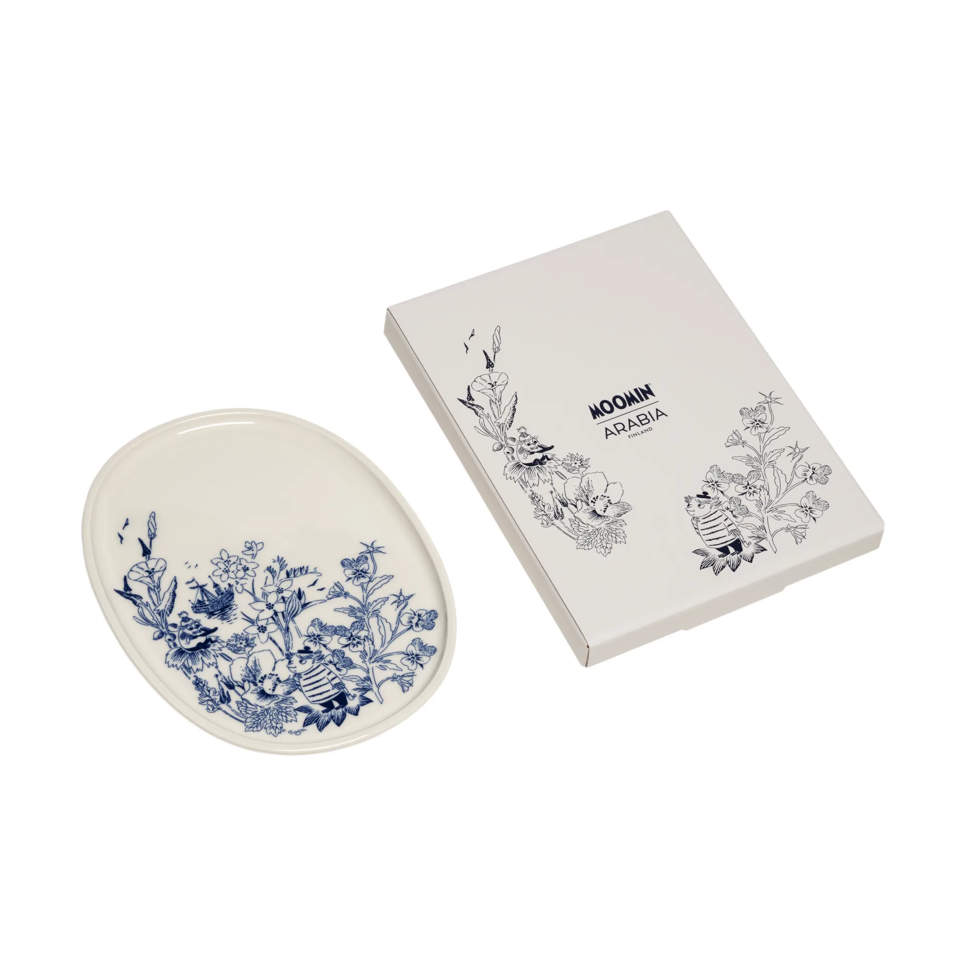 Moomin Haru serving plate, Too-ticki, 17 cm Moomin Arabia