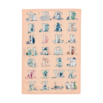 Moomin kitchen towel 50x70 cm 2 pieces - Alphabet - Moomin Arabia