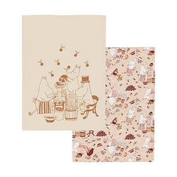 Moomin kitchen towel 50x70 cm 2 pieces - Homely joy - Moomin Arabia