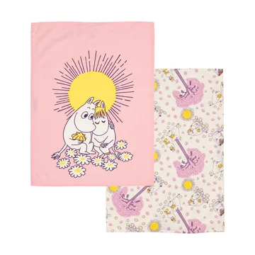 Moomin kitchen towel 50x70 cm 2 pieces - In love - Moomin Arabia